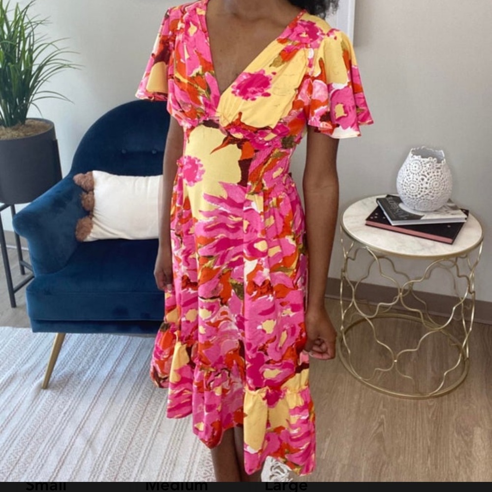 Colorful Floral Dress